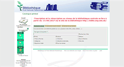 Desktop Screenshot of catalogue1.biblio.enp.edu.dz