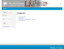 Tablet Screenshot of elearning.ge.enp.edu.dz