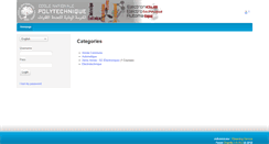 Desktop Screenshot of elearning.eea.enp.edu.dz